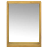 Mirror Cabinet 11.8x3.9x15.7 Solid Wood Teak